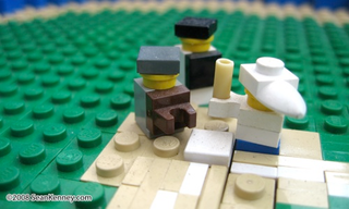 Illustration for article titled Yankee Stadium Gets a Glorious Lego Send-Off